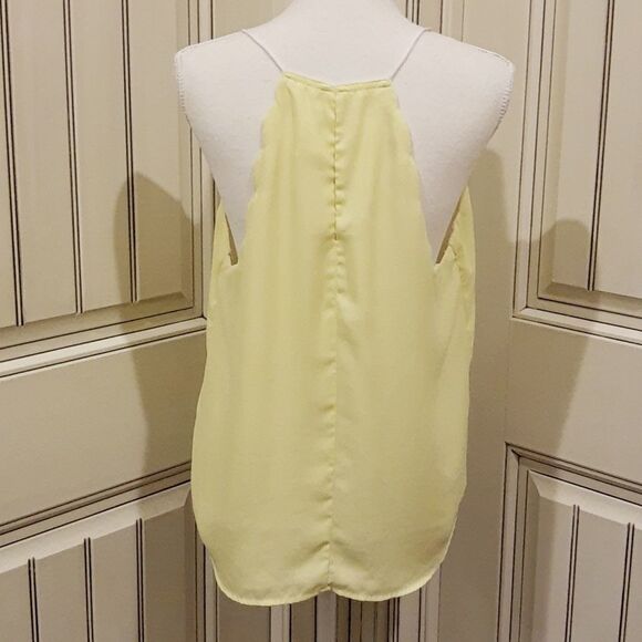 𝅺SWEET Wanderer Halter Tank Neon Yellow Size Large - Picture 6 of 10